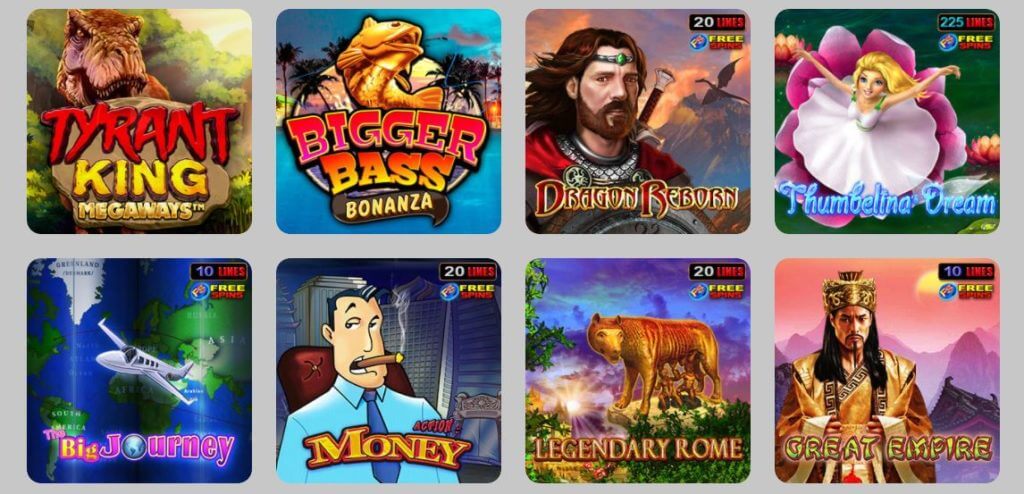 Jogos Casino Betway Portugal: Tyrant King, Bigger Bass, Dragon Reborn, Thumbelina Dream, The Big Journey, Action Money, Legendary Rome, Great Empire, etc.