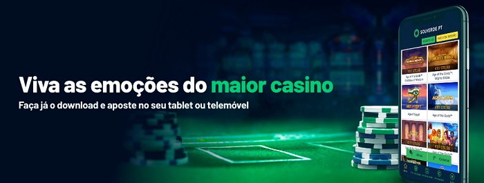 Solverde app online. Viva as emoções do maior casino. Faça já o download e aposte no seu tablet ou telemóvel.
