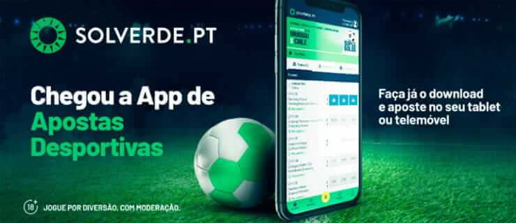 Solverde App de apostas desportivas. Faça já o download e aposte no seu tablet ou telemóvel. 18+. Jogue por diversão, com moderação.