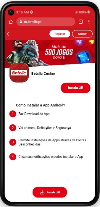 Betclic casino app: 4 passos para como instalar a app Android