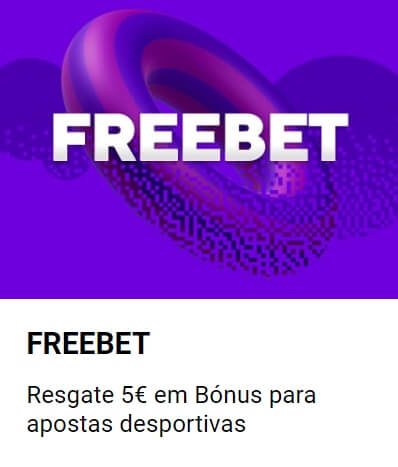 Casino Portugal freebet: resgate 5€ em bónus para apostas desportivas