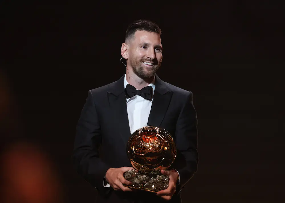 Avançado argentino Lionel Messi recebeu 8ª Bola de Ouro, Paris, 30.10.2023