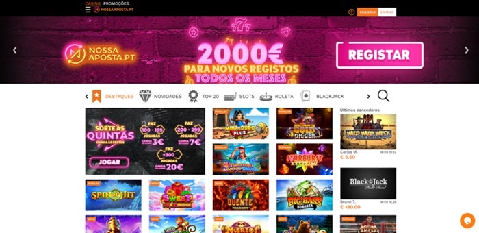 Melhores Casinos Portugal Bonus Nossa Aposta