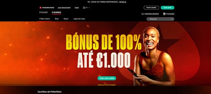 casinos online com bonus: PokerStars