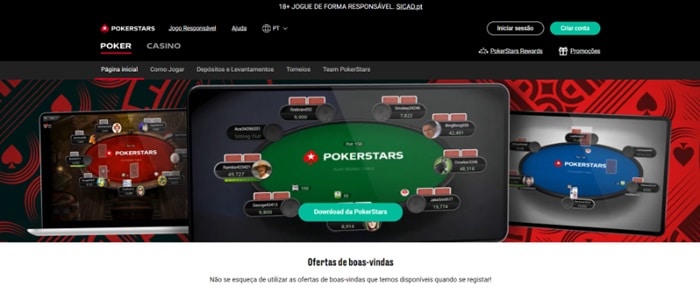Sites de Apostas Legais em Portugal PokerStars