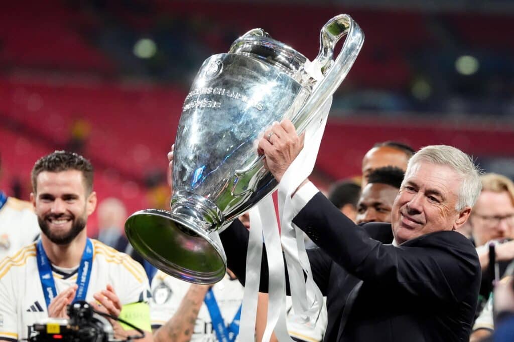 - Carlo Ancelotti reforça o domínio como o maior vencedor da Liga dos Campeões